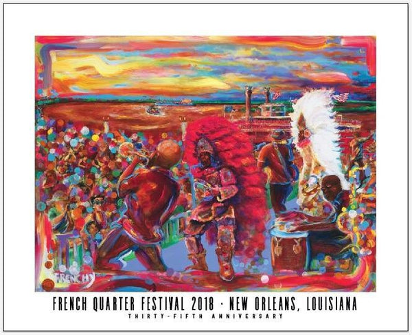 2018 French Quarter Festival Poster